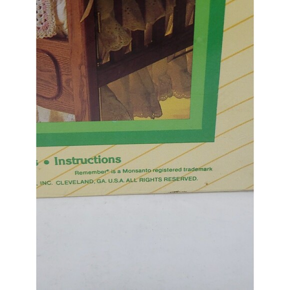 1984 Cabbage Patch Kids Afghan Stenciling Kit New Old Stock Sealed USA Vintage - Picture 11 of 16